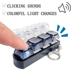 Llavero teclado relajante