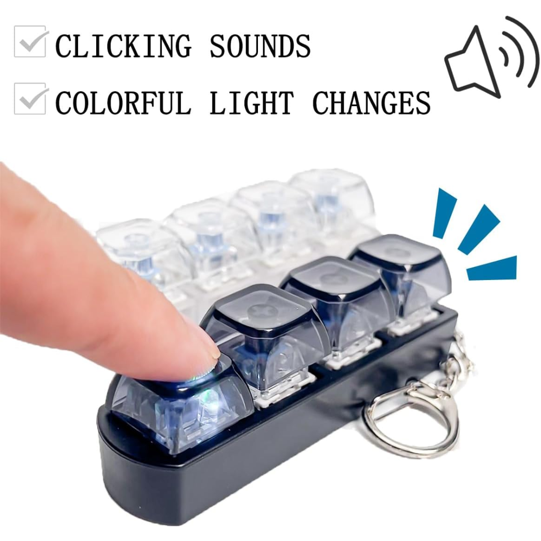 Llavero teclado relajante